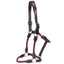 STC Jeremy & Lord Leather and Rope Halter - Equine Horse Wear - Black/Burgundy / Full-Black/Burgundy / Cob-Black/Hunter Green / Full-Black/Hunter Green / Cob-Black/Navy / Full