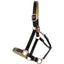 STC Jeremy & Lord Padded Leather Halter with Rose Gold Fittings - Equine Horse Wear - Full-Cob