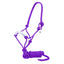 STC Knotted Rope Halter & Lead - Equine Horse Wear - Royal Blue-Pink-Purple-Red
