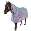 STC Kool Master PVC Shade Mesh Combo - Ice Blue/Pink - Equine Horse Wear - 3'6 NZ (4'9" AU)-3'9 NZ (5'0" AU)-4'0 NZ (5'3" AU)-4'3 NZ (5'6" AU)-4'6 NZ (5'9" AU)