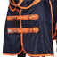 STC Kozy 1200D Lite Rainsheet Combo - Navy/Orange - Equine Horse Wear - 4'3 NZ (5'6" AU)-5'3 NZ (6'6" AU)-5'6 NZ (6'9" AU)