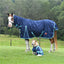 STC Kozy 1200D Lite Rainsheet Combo - Navy/Turquoise - Equine Horse Wear - 3'3" NZ (4.6" AU)-3'6" NZ (4'9" AU)-3'9" NZ (5'0" AU)-4'0" NZ (5'3" AU)-4'3 NZ (5'6" AU)