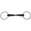 STC Loose Ring Snaffle Bit With Rubber Covered Mouth - Equine Horse Wear - Pony 11.5cm-Cob 12.5cm-Full 13.5cm