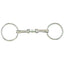 STC Loose Ring Training Snaffle Bit With Stainless Steel Mouth - Equine Horse Wear - Pony 11.5cm-Cob 12.5cm-Full 13.5cm