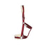 STC Rancher Fleece Halter - 'Horses in Trees' Burgundy - Equine Horse Wear - Full-Cob-Pony