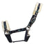 STC Rancher Fleece Halter - Navy Horse/Hearts