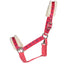 STC Rancher Fleece Halter - Strawberry Red Hearts - Equine Horse Wear - Full-Cob