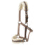 STC Rancher Fleece Lined Check Halter - Equine Horse Wear - Beige / Full-Beige / Cob-Beige / Pony-Black / Full-Black / Cob