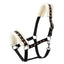STC Rancher Fleece Lined Check Halter - Equine Horse Wear - Beige / Full-Beige / Cob-Beige / Pony-Black / Full-Black / Cob