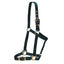 STC Rancher Halter with Brass Buckles - Equine Horse Wear - Black / Full-Black / Cob-Black / Pony-Blue / Full-Blue / Cob