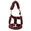 STC Rancher Halter with Fleece Cover Set - Equine Horse Wear - Black/Natural / Full-Black/Natural / Cob-Dark Brown / Full-Dark Brown / Cob-Navy / Full