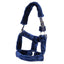 STC Rancher Halter with Fleece Cover Set - Equine Horse Wear - Black/Natural / Full-Black/Natural / Cob-Dark Brown / Full-Dark Brown / Cob-Navy / Full