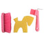 STC Showmaster Grooming Kit Bucket - Equine Horse Wear - Blue-Pink