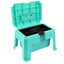 STC Showmaster Step-Up Tack Box - Equine Horse Wear - Grey-Pink-Purple-Turquoise
