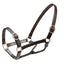 STC Single Ply Leather Halter - Equine Horse Wear - Brown / Full-Brown / Cob-Brown / Pony