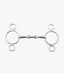 Premier Equine Two Ring Gag with Copper Lozenge